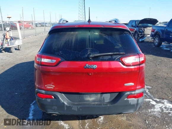 2015 Jeep Cherokee Latitude with VIN 1C4PJLCB4FW730607, listed as a IAAI auction lot 41738845 with 202,216 mi miles and . Bid and sale history available at DreamBid. Image 16.