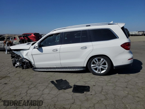 2017 Mercedes-Benz GLS 450 with VIN 4JGDF6EE4HA970944, listed as a Copart auction lot 73806694 with 60,429 mi miles and Salvage Title. Bid and sale history available at DreamBid. Image 2.