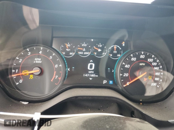 2016 Chevrolet Camaro 2SS with VIN 1G1FH1R71G0121101, listed as a Copart auction lot 55875265 with 147,180 mi miles and Salvage title. Bid and sale history available at DreamBid. Image 9.