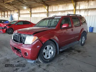 2007 Nissan Pathfinder SE with VIN 5N1AR18U57C610035, listed as a Copart auction lot 51399444 with 166,678 mi miles and Salvage title. Bid and sale history available at DreamBid. Image 1.