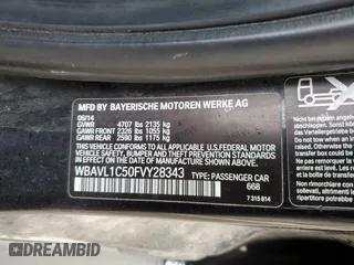 2015 BMW X1 xDrive28i with VIN WBAVL1C50FVY28343, listed as a Copart auction lot 50218235 with 109,209 mi miles and Salvage Title. Bid and sale history available at carsss.com. Image 13.