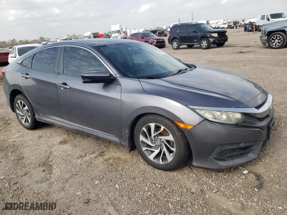 2016 Honda Civic Sedan EX with VIN 19XFC2F72GE075110, listed as a Copart auction lot 48319465 with 130,820 mi miles and Salvage Title. Bid and sale history available at carsss.com. Image 4.