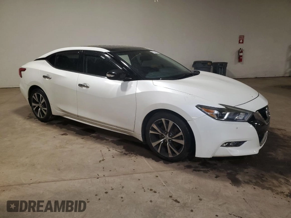 2018 Nissan Maxima SV with VIN 1N4AA6AP5JC406202, listed as a Copart auction lot 62364805 with 41,466 mi miles and Salvage title. Bid and sale history available at DreamBid. Image 4.