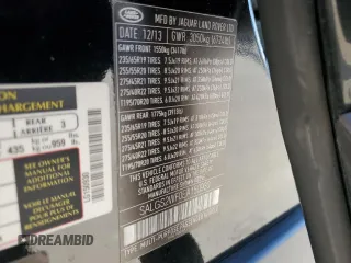 2014 Land Rover Range Rover HSE with VIN SALGS2WF0EA150930, listed as a Copart auction lot 50260115 with 144,808 mi miles and Salvage title. Bid and sale history available at DreamBid. Image 13.