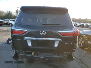 2017 Lexus LX with VIN JTJHY7AXXH4233059, listed as a Copart auction lot 36960094 with 69,214 mi miles and Salvage Title. Bid and sale history available at carsss.com. Image 6.
