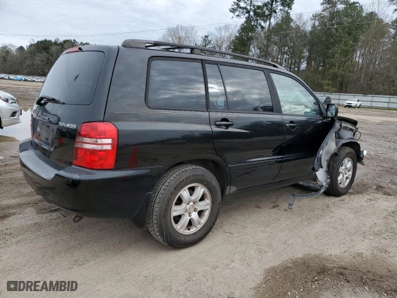 2002 Toyota Highlander with VIN JTEGF21A820060350, listed as a Copart auction lot 46342305 with 201,848 mi miles and Salvage Title. Bid and sale history available at carsss.com. Image 3.
