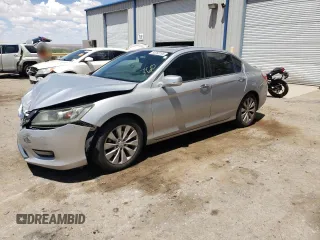 2015 Honda Accord EX-L with VIN 1HGCR2F83FA120987, listed as a Copart auction lot 55262705 with 199,295 mi miles and Salvage title. Bid and sale history available at DreamBid. Image 1.