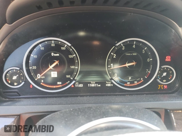 2014 BMW 7 Series ALPINA B7 xDrive with VIN WBAYF8C51ED653036, listed as a Copart auction lot 58156764 with 116,611 mi miles and Salvage Title. Bid and sale history available at DreamBid. Image 9.