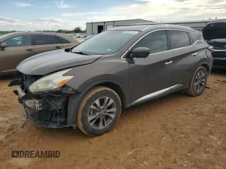 2016 Nissan Murano SV z VIN 5N1AZ2MG7GN107438, wystawiony jako Copart lot #50644115 z przebiegiem 140 961 mil mil oraz Szkoda całkowita • Salvage title. Historia ofert i sprzedaży dostępna na DreamBid. Obrazek 1.
