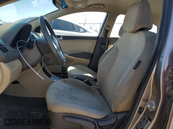 2013 Hyundai Accent GLS with VIN KMHCT4AE1DU406868, listed as a Copart auction lot 51390145 with 92,667 mi miles and Salvage Title. Bid and sale history available at carsss.com. Image 7.