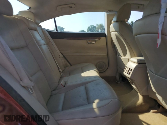 2014 Lexus ES 300h with VIN JTHBW1GG1E2040792, listed as a Copart auction lot 62398385 with Not provided miles and Salvage title. Bid and sale history available at DreamBid. Image 10.