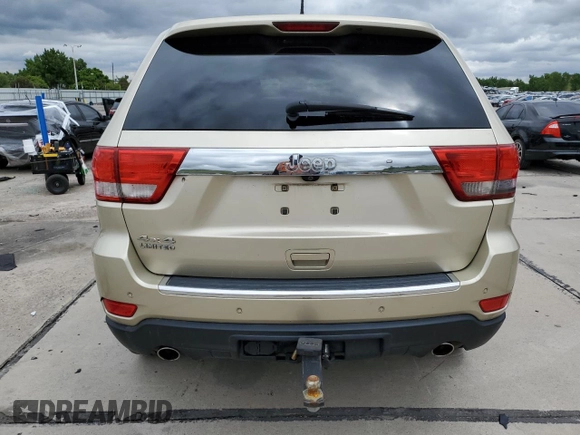 2011 Jeep Grand Cherokee Limited z VIN 1J4RR5GT1BC590599, wystawiony jako Copart lot #58657915 z przebiegiem 103 897 mil mil oraz Czysty tytuł • Clean title. Historia ofert i sprzedaży dostępna na DreamBid. Obrazek 6.