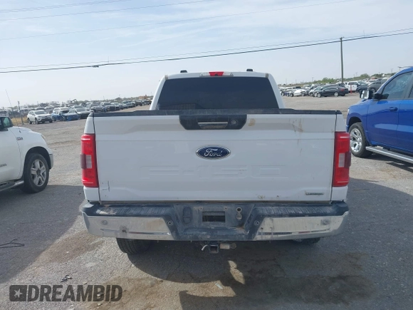 2023 Ford F-150 XL with VIN 1FTFW1E88PKD46695, listed as a IAAI auction lot 41936726 with 156,654 mi miles. Bid and sale history available at carsss.com. Image 16.