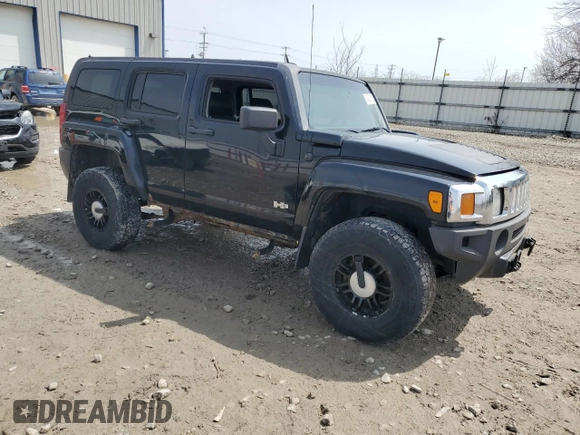 2006 Hummer H3 with VIN 5GTDN136668100003, listed as a Copart auction lot 54823165 with 196,627 mi miles and Clean Title. Bid and sale history available at carsss.com. Image 4.