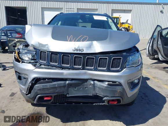 2020 Jeep Compass Trailhawk with VIN 3C4NJDDB1LT202889, listed as a IAAI auction lot 41866115 with 108,227 mi miles and . Bid and sale history available at carsss.com. Image 6.