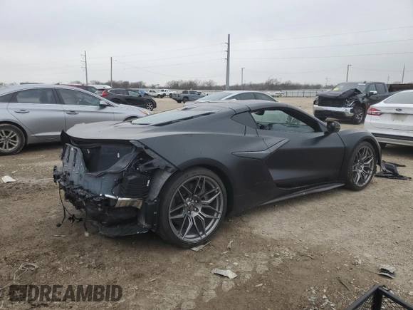 2024 Chevrolet Corvette 1LZ with VIN 1G1YD2D33R5609258, listed as a Copart auction lot 88055455 with 2,151 mi miles and Salvage Title. Bid and sale history available at DreamBid. Image 3.