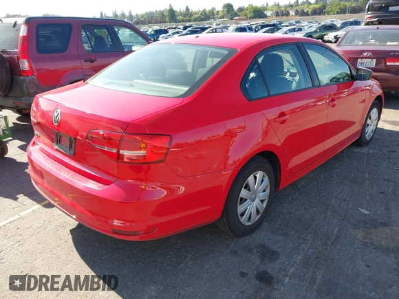 2015 Volkswagen Jetta S with VIN 3VW2K7AJ0FM331411, listed as a IAAI auction lot 42680148 with 135,617 mi miles and . Bid and sale history available at DreamBid. Image 4.