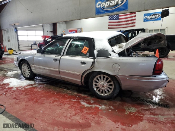 2011 Mercury Grand Marquis LS with VIN 2MEBM7FV7BX600476, listed as a Copart auction lot 43586955 with 0 mi miles and Salvage Title. Bid and sale history available at carsss.com. Image 2.