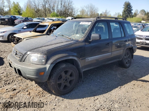 2001 Honda CR-V EX with VIN JHLRD18671C007766, listed as a Copart auction lot 53172775 with 153,664 mi miles and Clean Title. Bid and sale history available at carsss.com. Image 1.