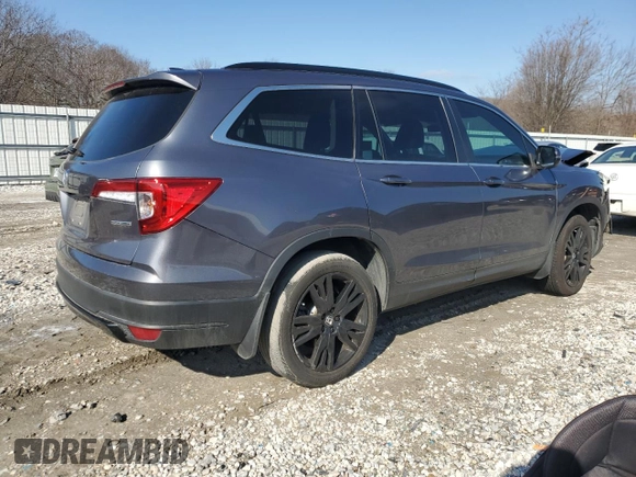 2022 Honda Pilot Special Edition with VIN 5FNYF5H2XNB032323, listed as a Copart auction lot 44201835 with 32,894 mi miles and Salvage Title. Bid and sale history available at DreamBid. Image 3.
