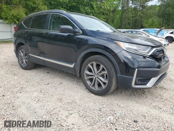 2020 Honda CR-V Touring with VIN 2HKRW2H96LH647305, listed as a Copart auction lot 54689765 with 89,707 mi miles and Salvage title. Bid and sale history available at DreamBid. Image 4.