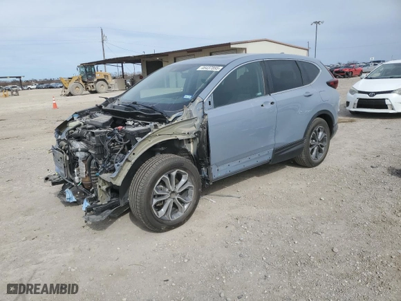 2022 Honda CR-V EX with VIN 5J6RW1H58NA000061, listed as a Copart auction lot 46437895 with 13,710 mi miles and Salvage Title. Bid and sale history available at carsss.com. Image 1.