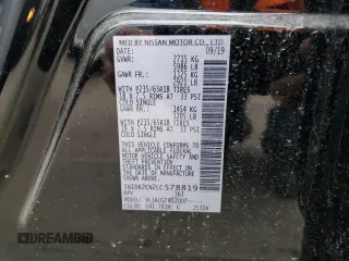 2020 Nissan Pathfinder SL with VIN 5N1DR2CN2LC578819, listed as a Copart auction lot 50802765 with 62,036 mi miles and Clean Title. Bid and sale history available at carsss.com. Image 13.