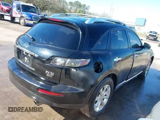 2006 Infiniti FX with VIN JNRAS08WX6X211634, listed as a IAAI auction lot 41658415 with 203,714 mi miles and . Bid and sale history available at carsss.com. Image 4.