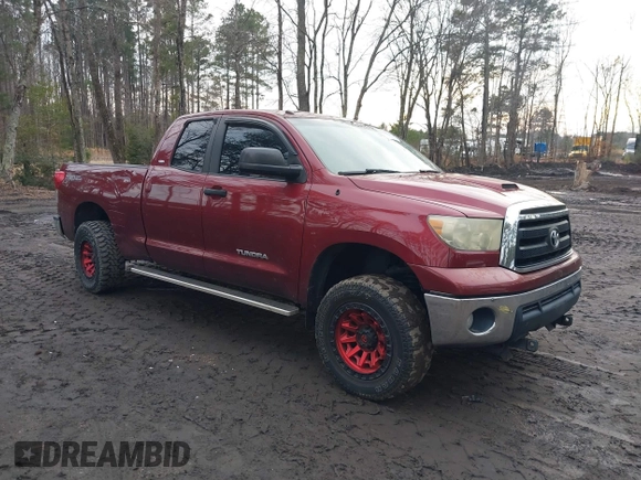 2010 Toyota Tundra 4WD Truck with VIN 5TFUM5F13AX008637, listed as a IAAI auction lot 41458700 with 212,845 mi miles. Bid and sale history available at carsss.com. Image 1.
