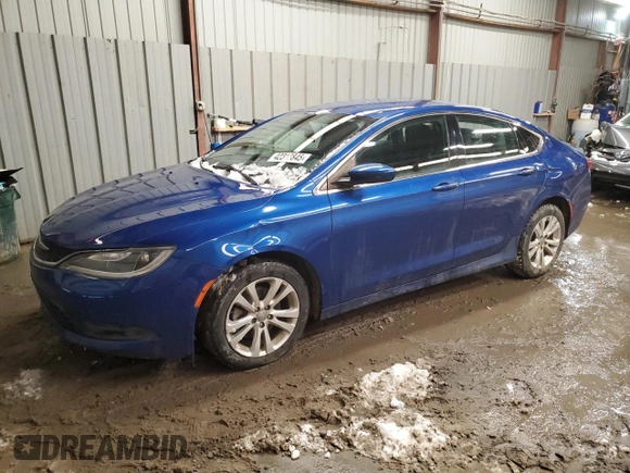 2017 Chrysler 200 Touring with VIN 1C3CCCFB1HN501934, listed as a Copart auction lot 42313845 with 124,279 mi miles and Salvage Title. Bid and sale history available at carsss.com. Image 1.