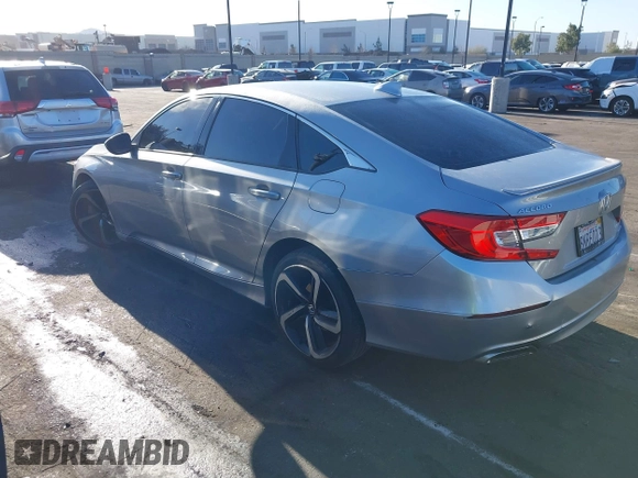 2019 Honda Accord Sedan Sport 1.5T with VIN 1HGCV1F34KA051781, listed as a IAAI auction lot 41829995 with 112,259 mi miles. Bid and sale history available at carsss.com. Image 3.