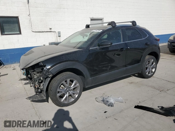 2023 Mazda CX-30 S Carbon Edition with VIN 3MVDMBCM6PM504431, listed as a Copart auction lot 61154795 with 90,396 mi miles and Salvage title. Bid and sale history available at DreamBid. Image 1.