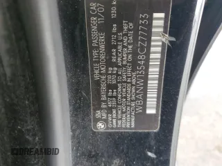 2008 BMW 5 Series 535i z VIN WBANW13548CZ77733, wystawiony jako Copart lot #56861005 z przebiegiem 207 196 mil mil oraz Szkoda całkowita • Salvage title. Historia ofert i sprzedaży dostępna na DreamBid. Obrazek 12.