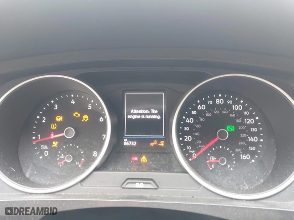 2020 Volkswagen Tiguan SE with VIN 3VV3B7AX0LM086621, listed as a IAAI auction lot 41941639 with 86,732 mi miles. Bid and sale history available at carsss.com. Image 7.