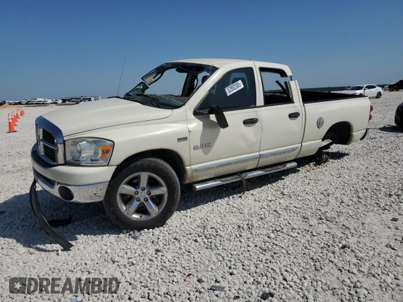 2008 Dodge 1500 SLT with VIN 1D7HU182X8J231213, listed as a Copart auction lot 52892085 with 190,865 mi miles and Salvage Title. Bid and sale history available at DreamBid. Image 1.