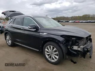 2019 Infiniti QX50 LUXE with VIN 3PCAJ5M3XKF127023, listed as a Copart auction lot 48403433 with 50,263 mi miles. Bid and sale history available at carsss.com. Image 4.
