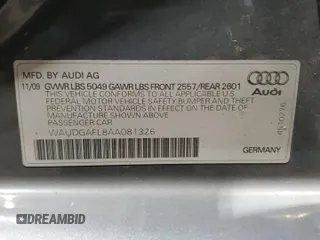 2010 Audi S4 Premium Plus with VIN WAUDGAFL8AA081326, listed as a Copart auction lot 80667064 with 131,492 mi miles and Salvage Title. Bid and sale history available at carsss.com. Image 12.