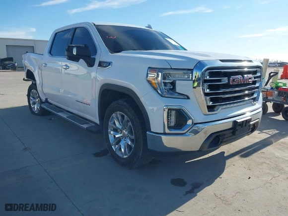 2021 GMC Sierra 1500 SLT with VIN 3GTU9DED5MG123692, listed as a IAAI auction lot 41229854 with 84,651 mi miles. Bid and sale history available at carsss.com. Image 1.
