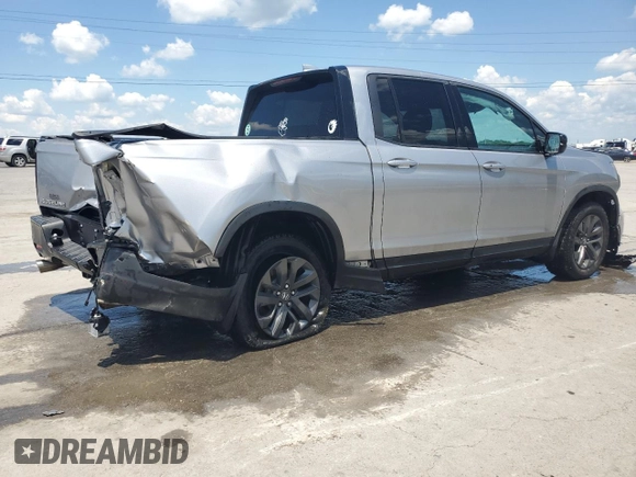 2021 Honda Ridgeline Sport with VIN 5FPYK3F18MB014841, listed as a Copart auction lot 63437765 with 52,293 mi miles and Salvage title. Bid and sale history available at DreamBid. Image 3.