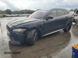 2020 Jaguar F-Pace SVR with VIN SADCZ2EE3LA617303, listed as a Copart auction lot 73005284 with 85,521 mi miles and Salvage Title. Bid and sale history available at DreamBid. Image 1.
