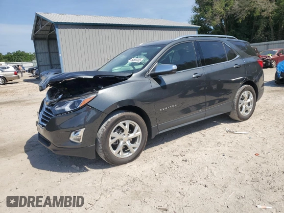 2020 Chevrolet Equinox Premier z VIN 2GNAXNEV4L6273835, wystawiony jako Copart lot #54665305 z przebiegiem 45 313 mil mil oraz Nie do naprawy • Non repairable. Historia ofert i sprzedaży dostępna na DreamBid. Obrazek 1.
