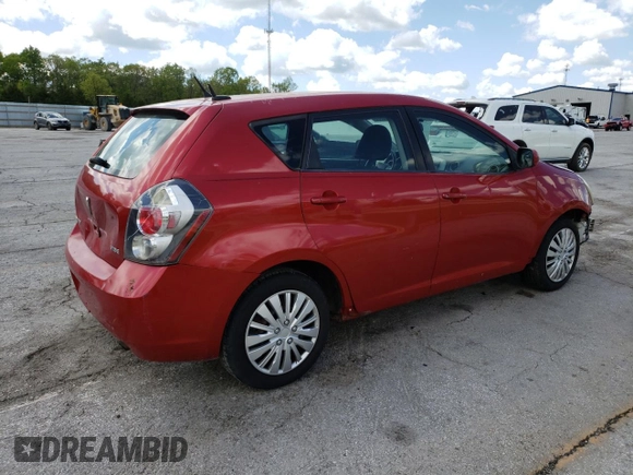 2009 Pontiac Vibe 1SA with VIN 5Y2SP67849Z445255, listed as a Copart auction lot 55554535 with 131,153 mi miles and Salvage title. Bid and sale history available at DreamBid. Image 3.