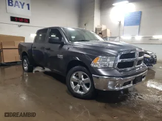 2021 Ram 1500 Classic Tradesman with VIN 3C6RR7KG4MG706025, listed as a Copart auction lot 48342585 with 28,183 mi miles and Salvage Title. Bid and sale history available at carsss.com. Image 4.