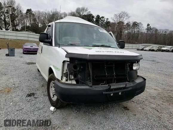 2012 Chevrolet Express Cargo with VIN 1GCZGUCG6C1192848, listed as a Copart auction lot 42388714 with Not Provided miles and Salvage Title. Bid and sale history available at DreamBid. Image 11.