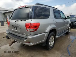2006 Toyota Sequoia SR5 with VIN 5TDBT44AX6S272135, listed as a Copart auction lot 51696105 with 273,936 mi miles and Salvage Title. Bid and sale history available at DreamBid. Image 3.
