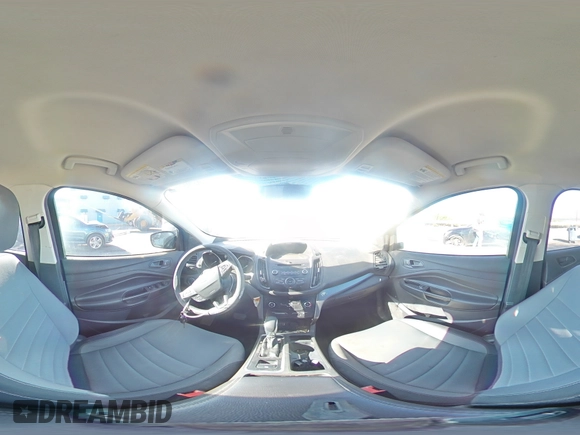 2017 Ford Escape S with VIN 1FMCU0F77HUC67545, listed as a Copart auction lot 56861555 with 228,117 mi miles and Salvage title. Bid and sale history available at DreamBid. Image 16.