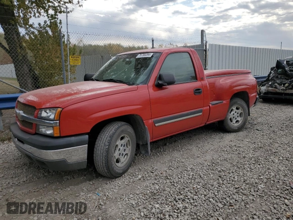 2003 Chevrolet Silverado 1500 with VIN 1GCEC14V53Z320200, listed as a Copart auction lot 76788394 with 95,195 mi miles and Salvage Title. Bid and sale history available at carsss.com. Image 1.