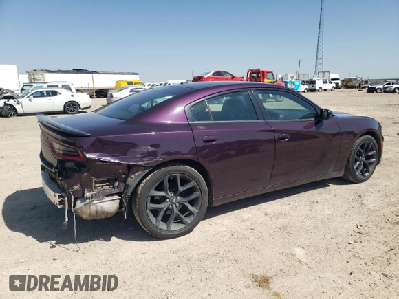 2020 Dodge Charger SXT with VIN 2C3CDXBG0LH199933, listed as a Copart auction lot 53149465 with 55,259 mi miles and Salvage Title. Bid and sale history available at carsss.com. Image 3.