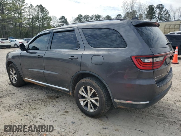 2016 Dodge Durango Limited with VIN 1C4RDJDG2GC331132, listed as a Copart auction lot 48737355 with 187,298 mi miles and Salvage Title. Bid and sale history available at DreamBid. Image 2.