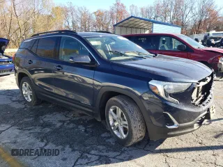 2018 GMC Terrain SLE Diesel with VIN 3GKALUEU6JL252181, listed as a Copart auction lot 81346474 with Not Provided miles and Salvage Title. Bid and sale history available at carsss.com. Image 4.